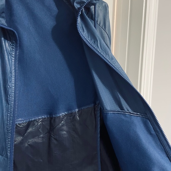 BNWOT MEN NIKE VINTAGE 'OLD SCHOOL' POLYESTER FULL ZIP JACKET NAVY US MEDIUM (M) - Picture 13 of 14